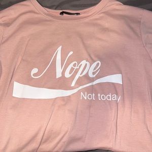 Pink short sleeve tee XL